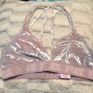 💕PINK VS Velvet Bralette💕